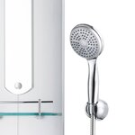 vidaXL Panneau de douche 25x43x110 cm Argenté