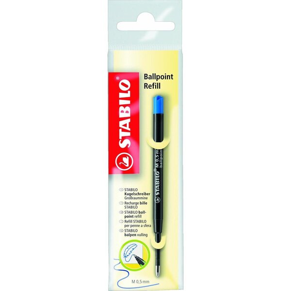 Ecopack de 1 recharge bille encre bleue STABILO