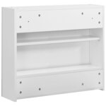 vidaXL Armoire à miroir de salle de bain blanc 80x15x60 cm MDF