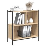vidaXL Bibliothèque chêne sonoma 72x28x77 5 cm bois d'ingénierie