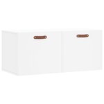 vidaXL Armoire murale blanc 80x36 5x35 cm bois d'ingénierie