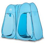 vidaXL Tente d'intimité bleu escamotable imperméable