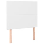 vidaXL Cadre de lit sans matelas blanc 100x200 cm similicuir
