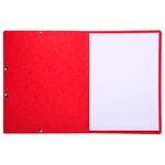 Chemise À Élastique Sans Rabat Carte Lustrée 355gm2 - A4 - Rouge - X 50 - Exacompta