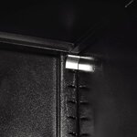 vidaXL Armoire à outils avec 2 portes Acier 90x40x180 cm Noir et rouge