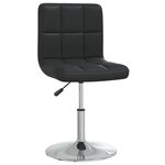vidaXL Chaises à manger lot de 6 noir similicuir