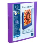 Classeur 2 Anneaux 30mm Polypropylène Chromaline 7/10e Krea Cover - A4 Maxi - Couleurs Assorties - X 15 - Exacompta