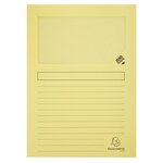 Paquet De 10 Chemises À Fenêtre Super 160g/m2 - 22x31cm - Couleurs Assorties - X 10 - Exacompta