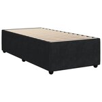 vidaXL Cadre de lit Noir 100x200 cm Velours
