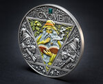 GNOME (Element Earth) Four Elementals 2 Once Argent Monnaie 2000 Francs Cameroon 2024