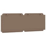 vidaXL Coussin de tête de lit cappuccino 120 cm similicuir