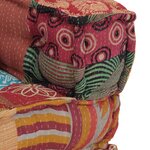 vidaXL Pouf modulaire avec oreiller Patchwork Tissu