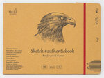 SM-LT Carnet- Dessin - Kraft - 24 5x17 6cm - 24  feuilles - 90 gsm