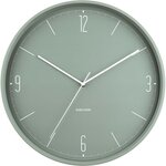 Horloge en métal mat numbers & lines 40 cm