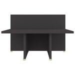 Vidaxl table basse gris 111 5x50x33 cm bois d'ingénierie