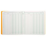 Piqûre Position De Compte 21x19cm 80 Pages - Couleurs Assorties - X 5 - Exacompta