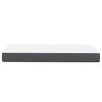 Matelas ressorts ensachés vidaXL Gris foncé Moyen 100x200x20 cm Tissu