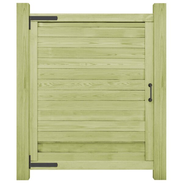 vidaXL Portail de jardin Bois de pin imprégné 125x100 cm