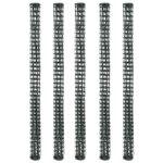 vidaXL Mailles de clôture de jardin 5 Pièces PEHD 1x1 2 m Vert