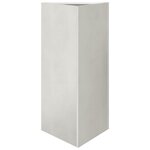 vidaXL Jardinière triangulaire 40x34 5x70 cm acier inoxydable