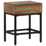vidaXL Table d'appoint 40x30x51 cm Bois massif de récupération