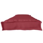 vidaXL Coussin de palette pour banc Rouge vin 180x40x8 cm Tissu Oxford