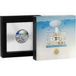 Pièce de monnaie en Argent 2000 Francs g 62.2 (2 oz) Millésime 2025 Interstellar Phenomena SOCORRO UFO INCIDENT