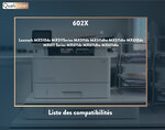 Qualitoner x2 toners 602x noir compatible pour lexmark