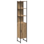 vidaXL Ensemble de meubles de salle de bain 3 pièces en chêne artisanal en bois d'ingénierie