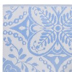 vidaXL Tapis d'extérieur bleu azuré 140x200 cm PP