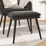 vidaXL Repose-pied Gris foncé 45x29 5x35 cm Velours