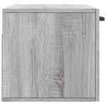 vidaXL Armoire murale sonoma gris 80x36 5x35 cm bois d'ingénierie