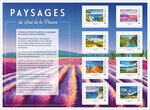Collector 8 timbres - Paysages du Sud de la France - Lettre Verte