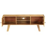 vidaXL Meuble TV Bois de manguier massif 120 x 30 x 45 cm