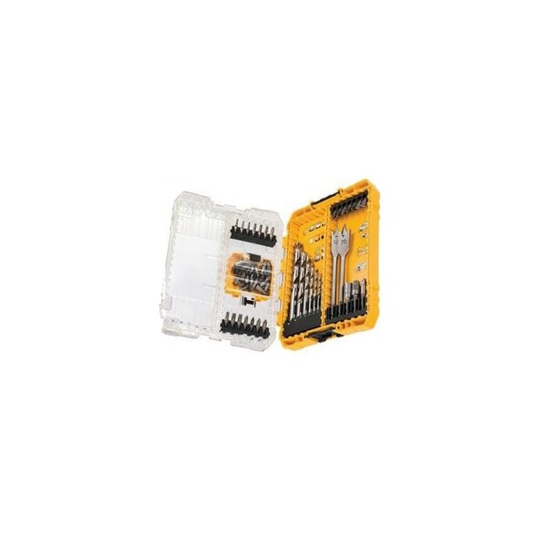 Coffret 55 pièces embouts et forets pour bois et métal Dewalt DT70757