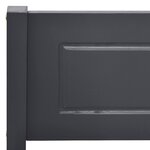 vidaXL Cadre de lit sans matelas bois massif de pin gris 140x200 cm