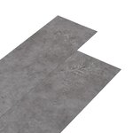 vidaXL Dalles de plancher PVC 5 02 m² 2 mm autoadhésif gris béton