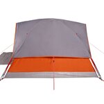 vidaXL Tente familiale à dôme 6 personnes orange imperméable