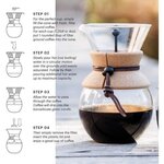 Cafetière BODUM   filtre permanent maille inox  0.5 l  4 tasses