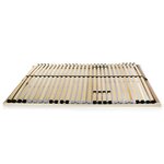 vidaXL Sommier à lattes avec 28 lattes 7 zones 120 x 200 cm