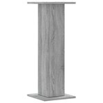 vidaXL Supports pour plantes 2 Pièces sonoma gris bois d'ingénierie