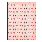 Carnet emoji bisous 128 pages - 14 5 x 19 cm