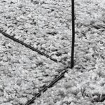 vidaXL Tapis shaggy PAMPLONA poils longs moderne gris Ø 80 cm