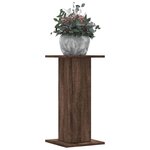 vidaXL Supports pour plantes 2 Pièces chêne marron bois d'ingénierie