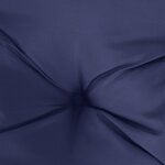 vidaXL Coussins de banc de jardin lot de 2 bleu marine 200x50x7 cm