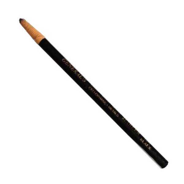 Crayon effeuillable pour porcelaine noir