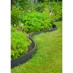 Nature Bordure de jardin 0 12x12 m 5 mm noir