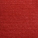 vidaXL Voile d'ombrage 160 g/m² Rouge 4x4 m PEHD