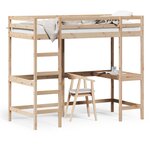 vidaXL Lit superposé sans matelas 90x190 cm bois massif de pin