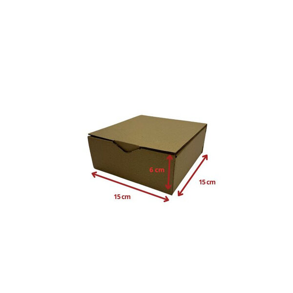 50 Boites postales cartons 15 x 15 x 6 cm (150x150x60mm)